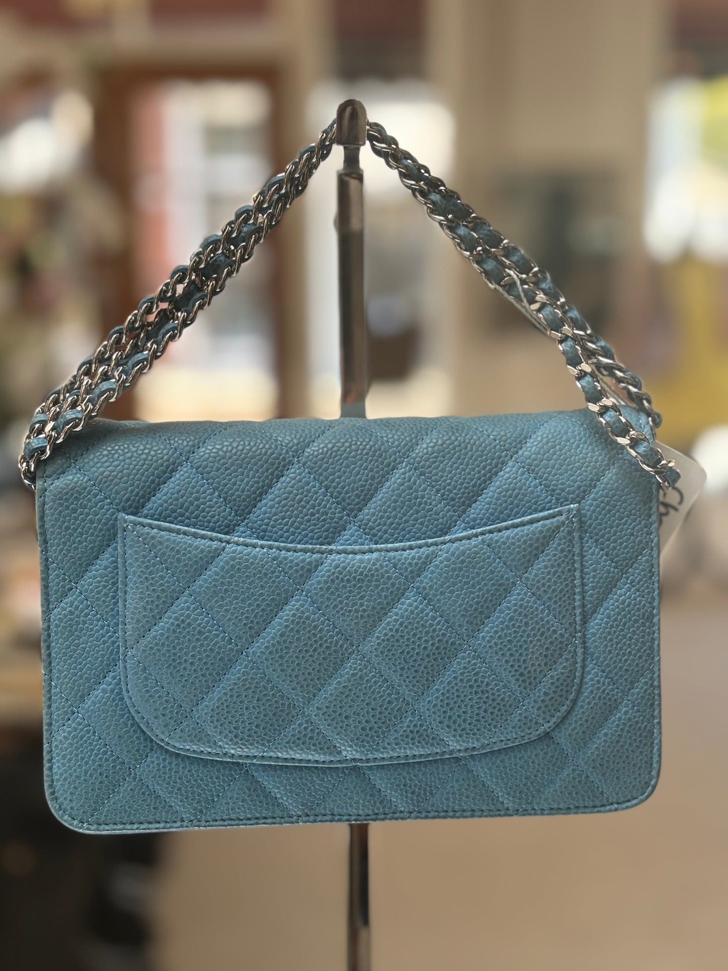 Chanel Wallet on Chain Caviar Suede