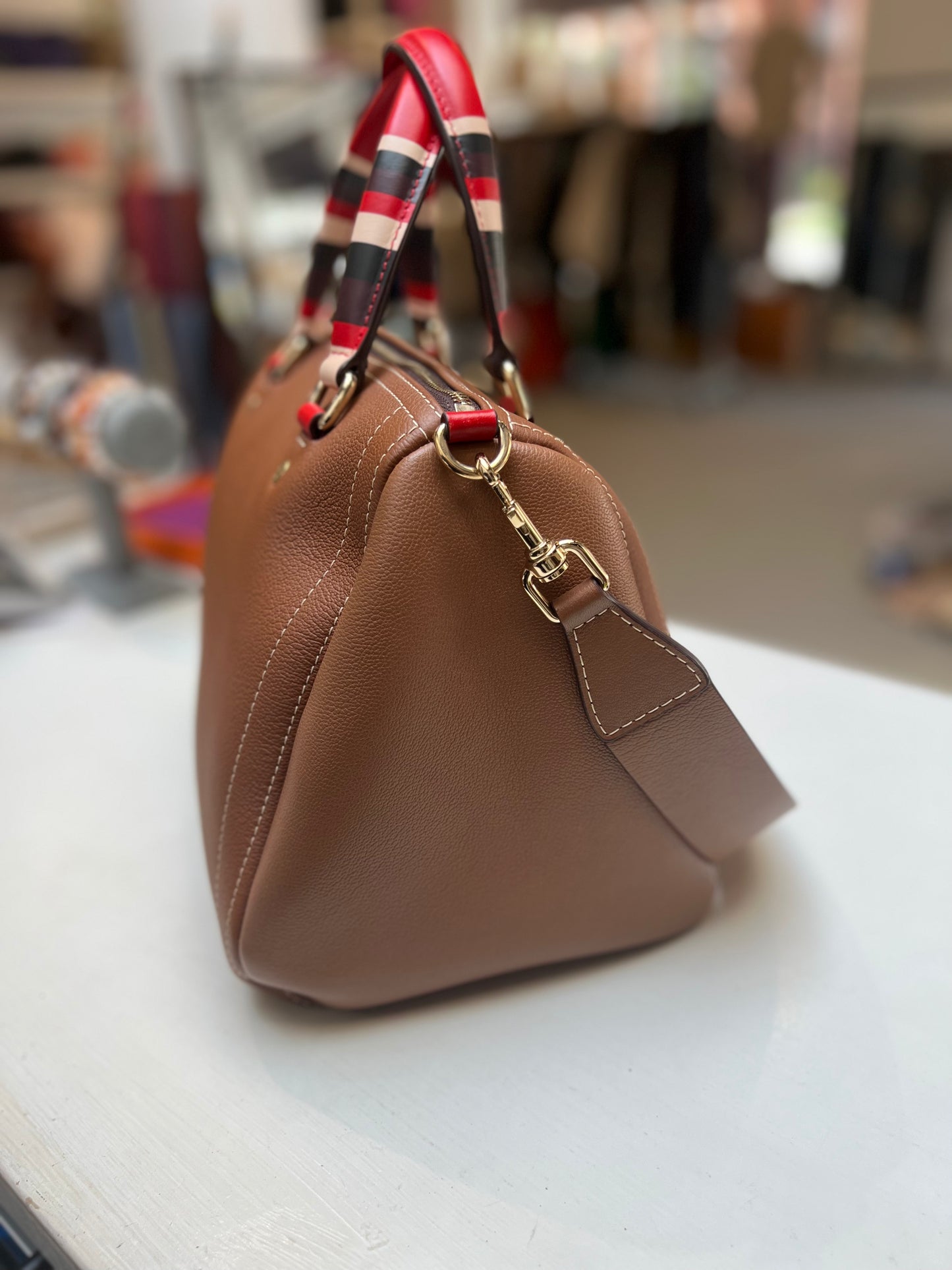 Carolina Herrera Andy 7 Locked Medium Handbag