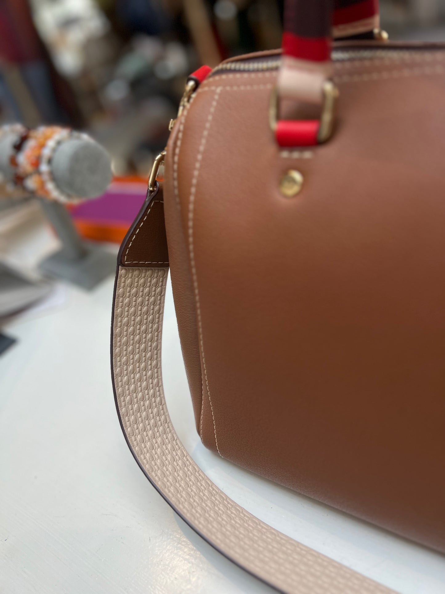 Carolina Herrera Andy 7 Locked Medium Handbag