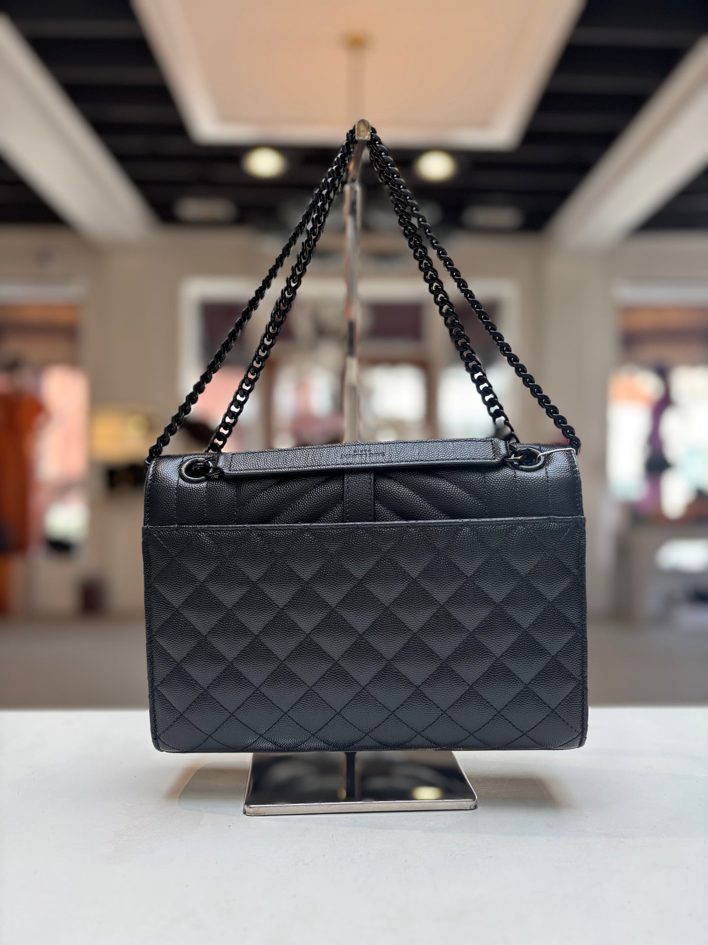 YSL Triquilt Flap Bag