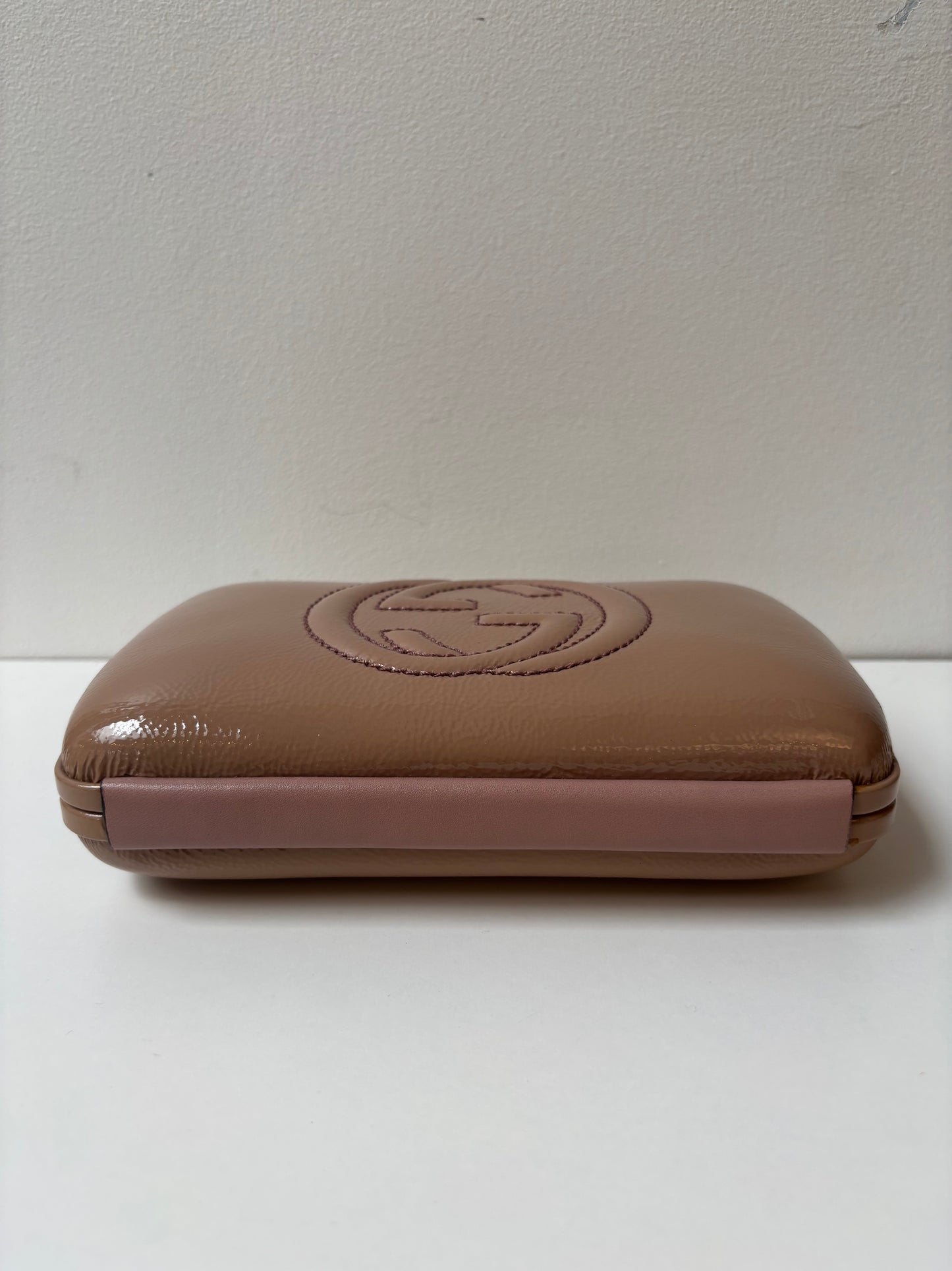 Gucci Soho Patent Leather Clutch