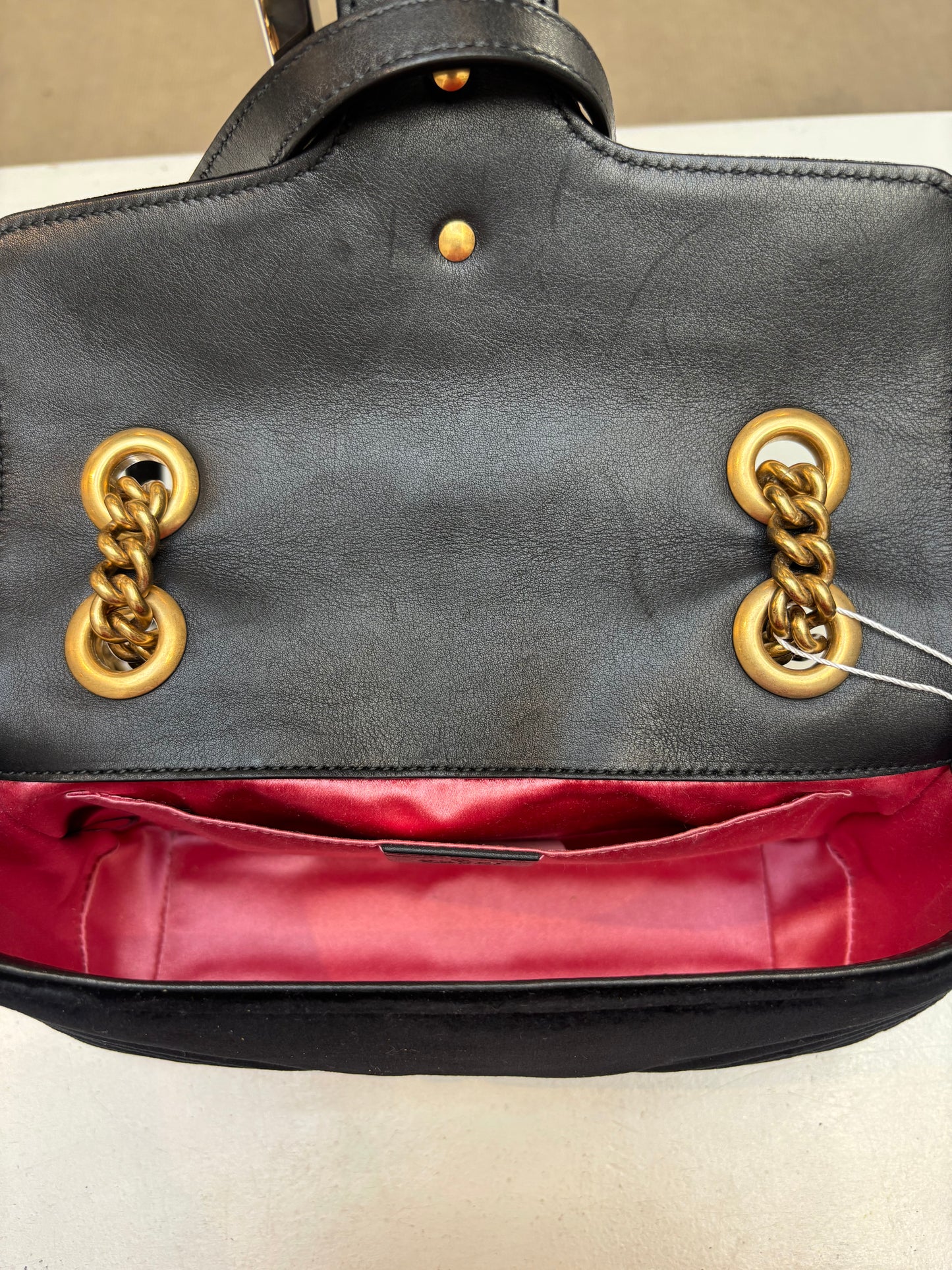 Gucci Velvet Marmont Flap