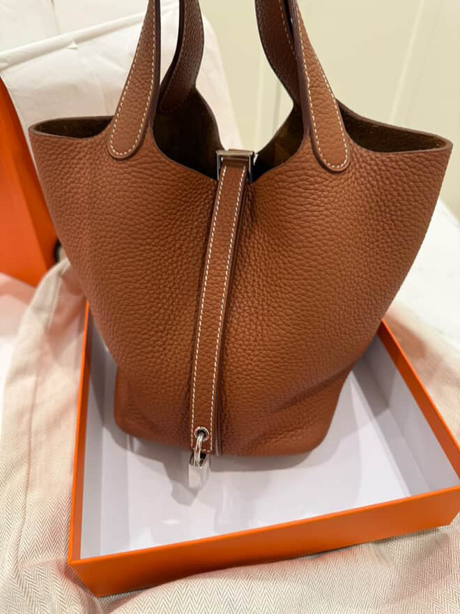 Hermes Picotin 18, Gold with Palladium Hardware