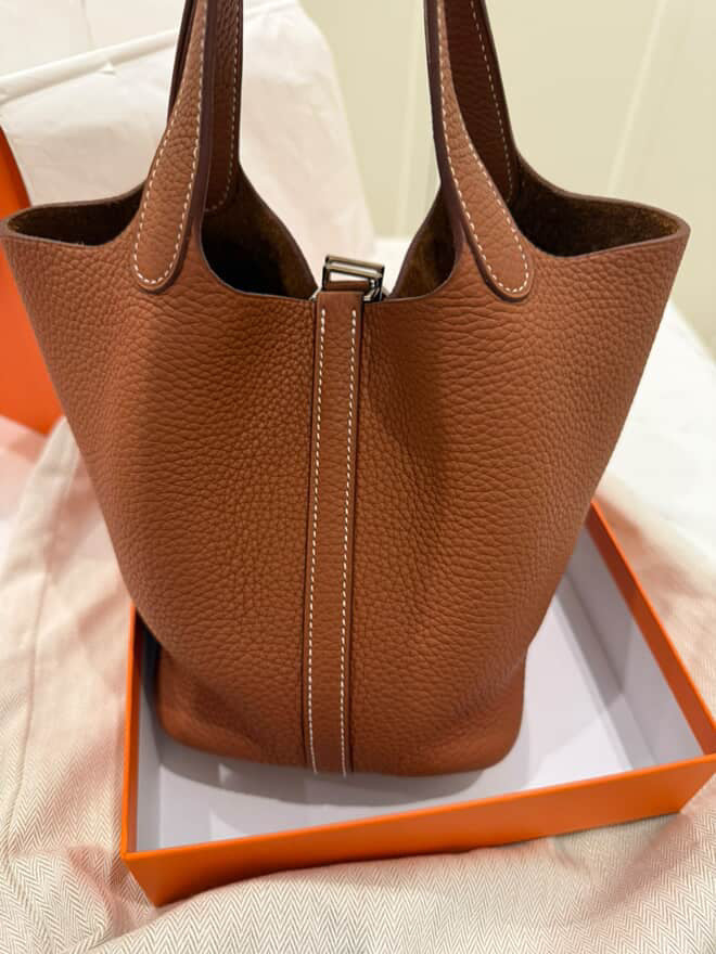 Hermes Picotin 18, Gold with Palladium Hardware