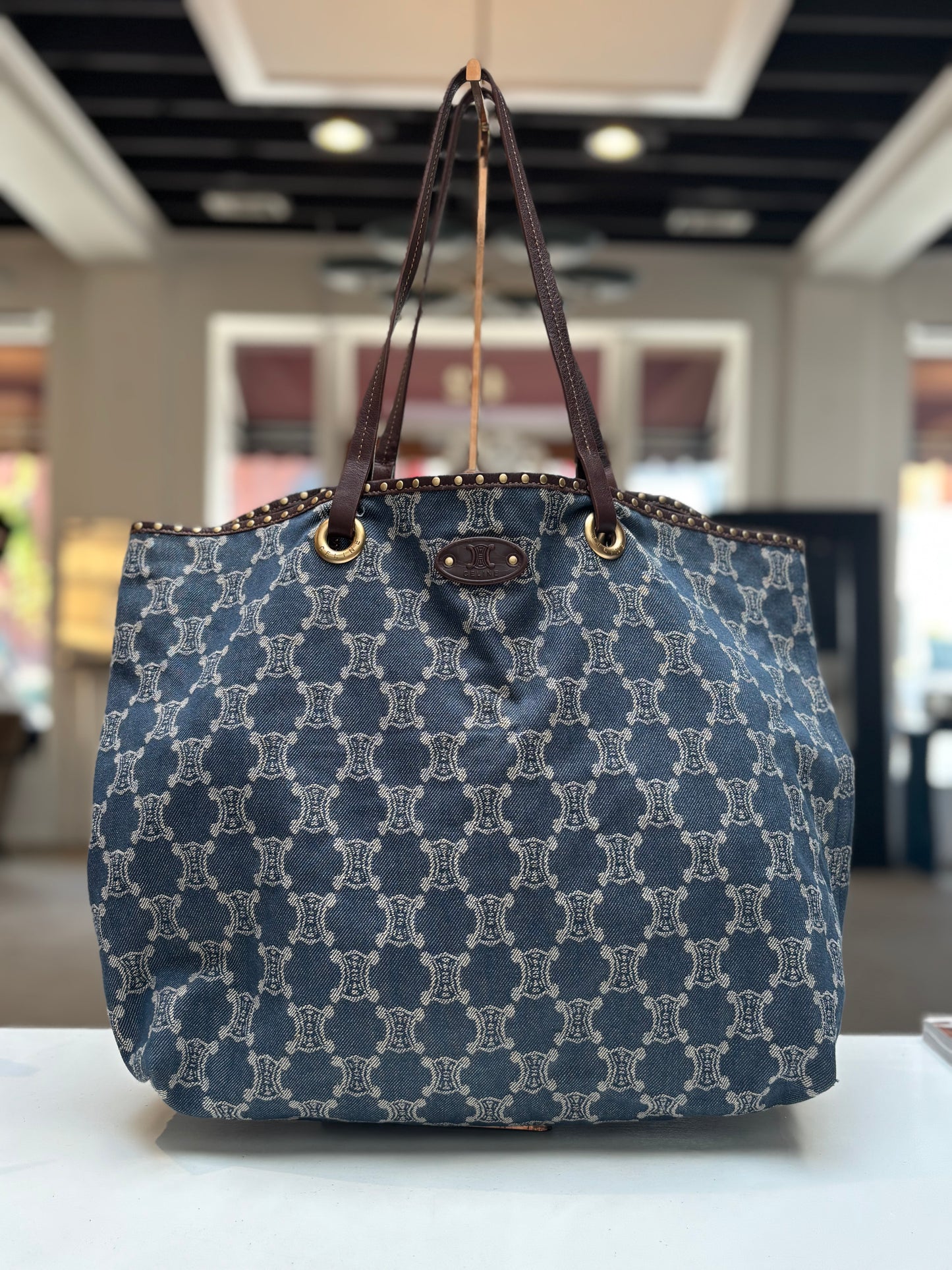 Celine Large Denim Tote