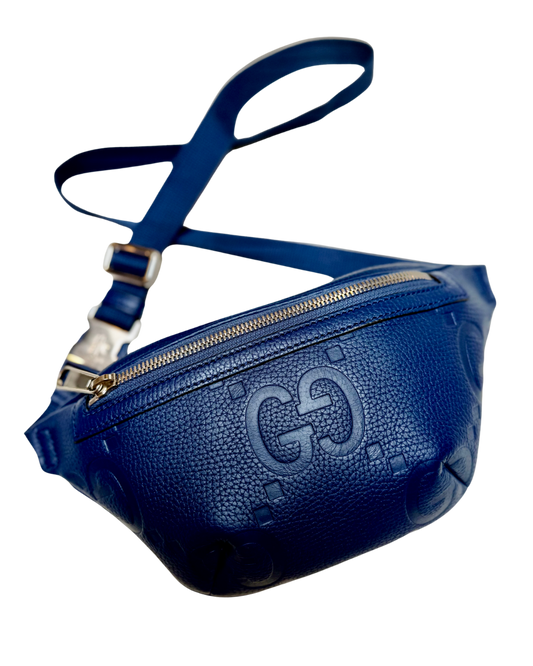 Gucci Jumbo GG Leather Belt Bag