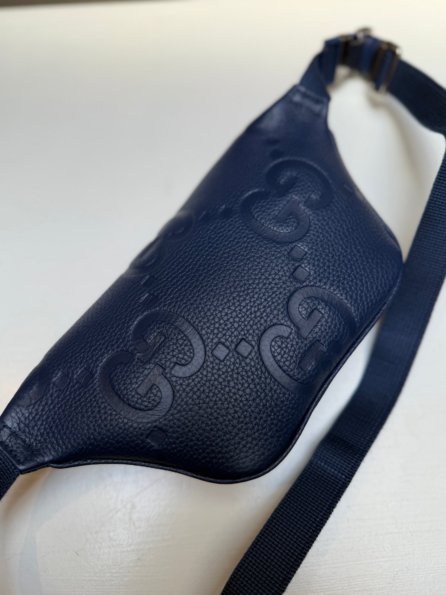 Gucci Jumbo GG Leather Belt Bag