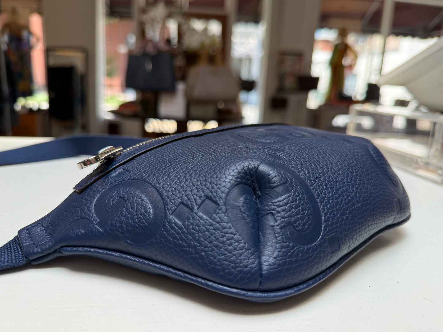 Gucci Jumbo GG Leather Belt Bag