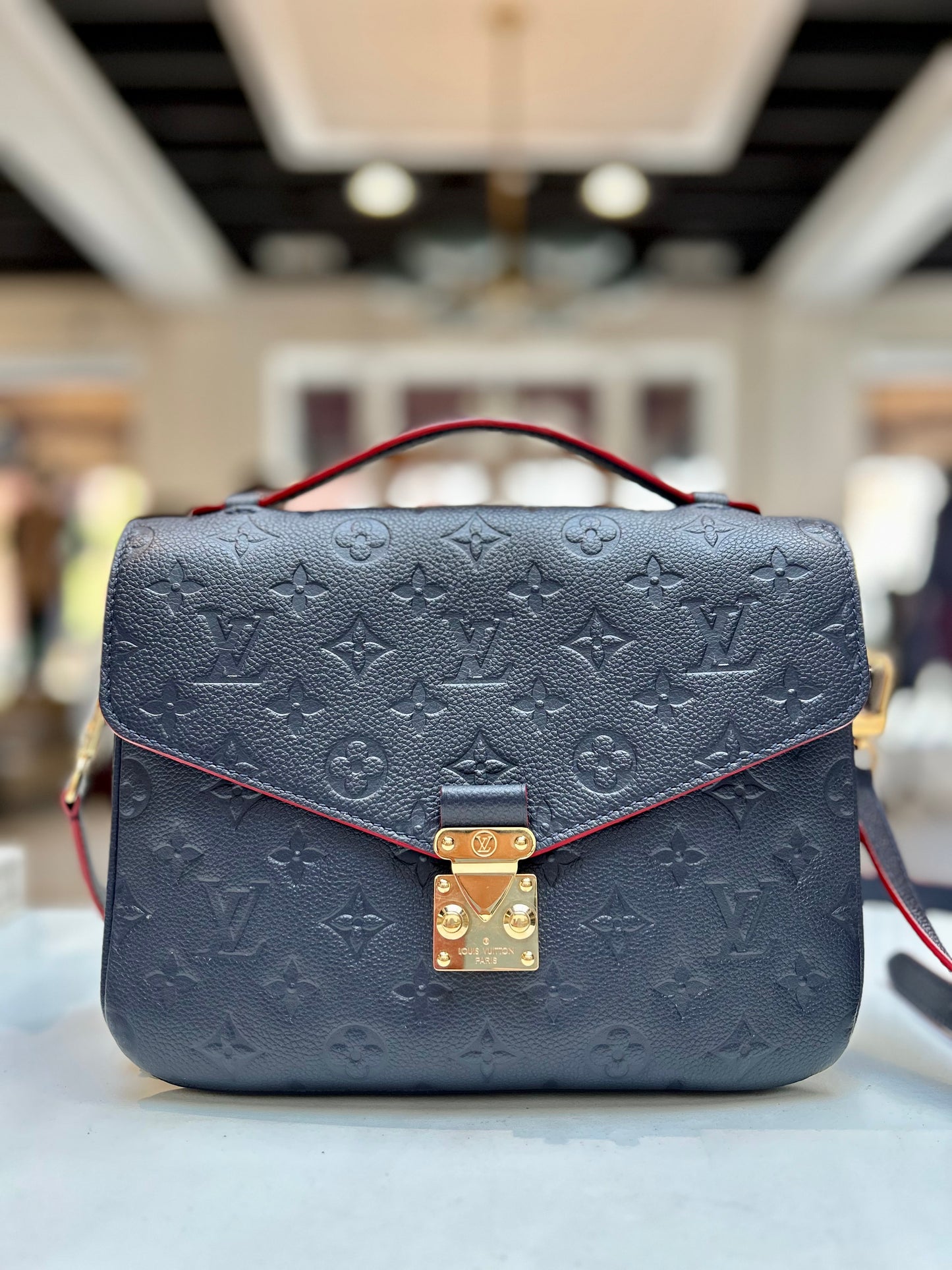 Louis Vuitton Navy Empriente Bag