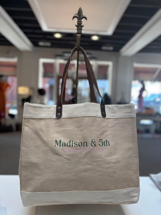 Madison & 5th Branded Tote Bag- Limited Release
